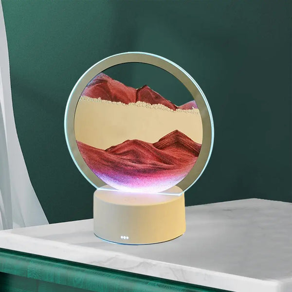 Sand Art Frame Night Light Sandscape Lamp for Home