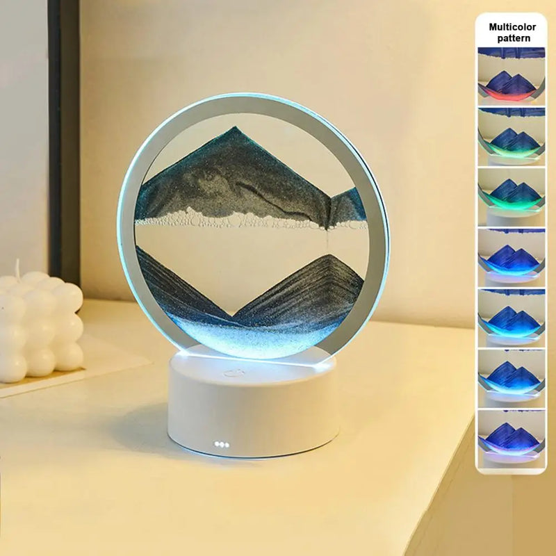 Sand Art Frame Night Light Sandscape Lamp for Home