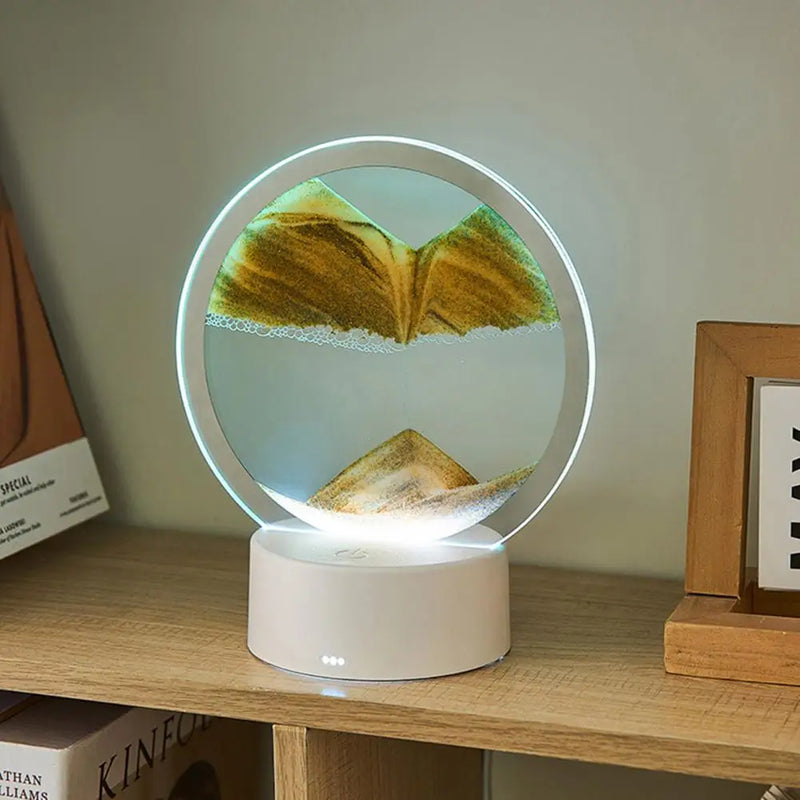 Sand Art Frame Night Light Sandscape Lamp for Home