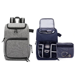 Nylon Waterproof Camera Backpack Multi-functional Outdoor Shoulder Bag for Canon Nikon Sony Xiaomi Laptop Tripod Lens Video Bag