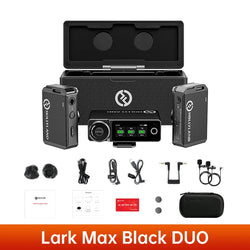 Hollyland Lark Max Wireless Lavalier Microphone with Professional ENC Studio Quality Audio for Photography Wireless Microphone