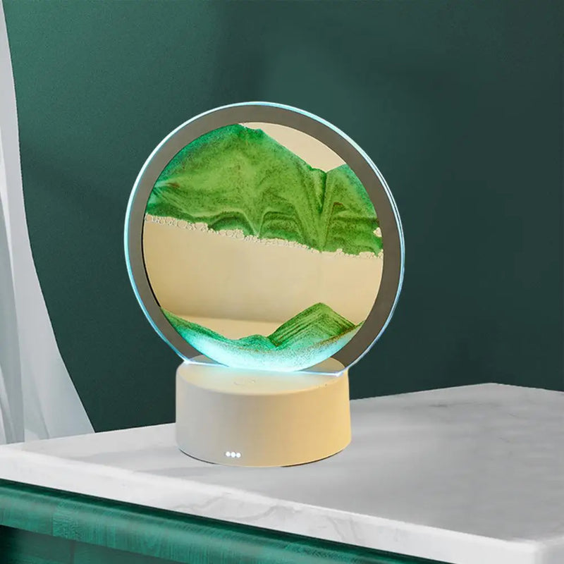 Sand Art Frame Night Light Sandscape Lamp for Home