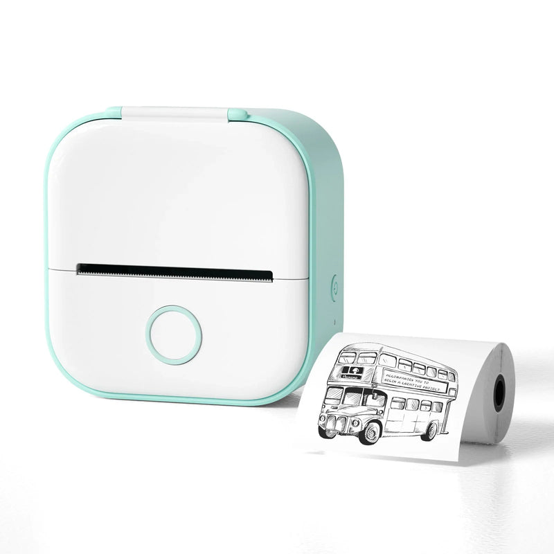 mini sticker printer bluetooth smart pocket inkless portable mini receipt printer for mobile phone